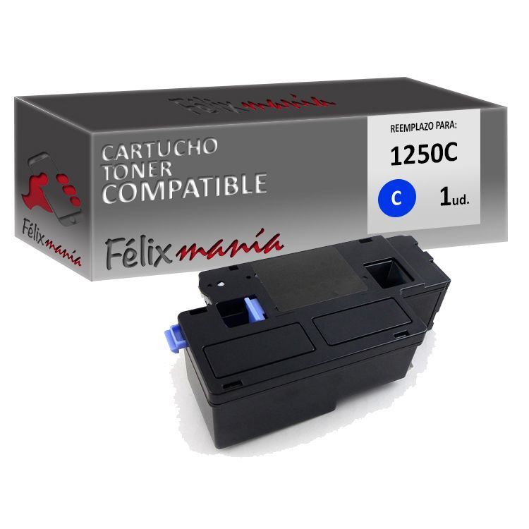 Toner Cyan Compatible para Dell 1250C Toner Cyan Compatible para Dell 1250C
