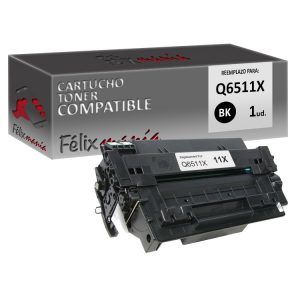 Toner Negro Compatible HP Q6511X / Canon CRG 710H