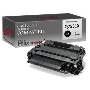 Toner Negro Compatible HP Q7551X / 51X