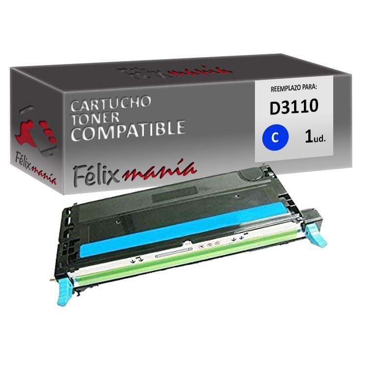 Toner Cyan Compatible Dell D3110 Toner Cyan Compatible Dell D3110