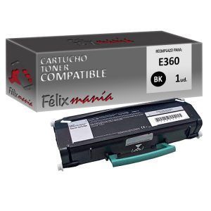 Toner Negro Compatible Lexmark E360