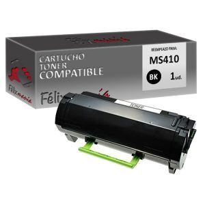 Toner Negro Compatible Lexmark MS410
