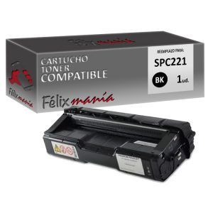 Toner Negro Compatible Ricoh SPC221