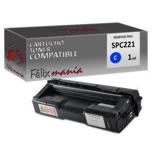 Toner Cyan Compatible Ricoh SPC221