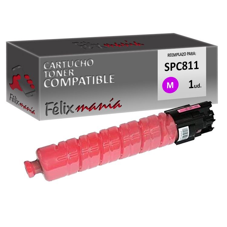 Toner Magenta Compatible Ricoh SPC811 Toner Magenta Compatible Ricoh SPC811