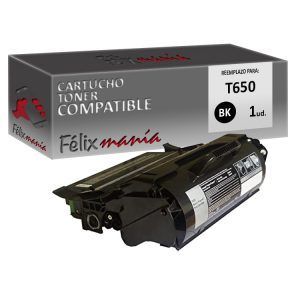 Toner Negro Compatible Lexmark T650