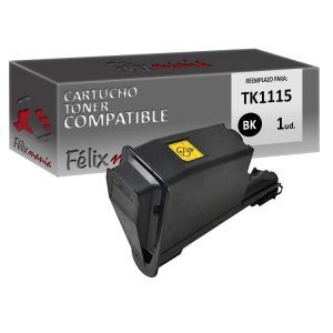 Toner Negro Compatible Kyocera TK1115