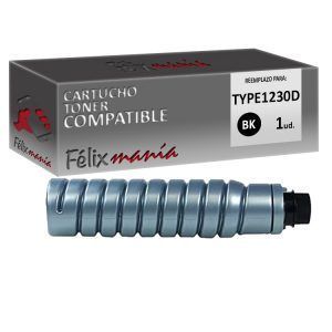 Toner Negro Compatible Ricoh TYPE1230D