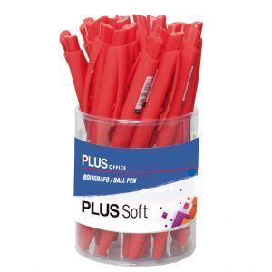 Plus Office Bolígrafos Plus Soft VFI Retráctil