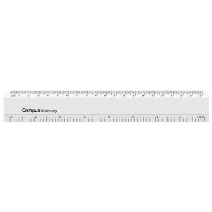 Regla 20cm de Aluminio Graduada y Biselada
