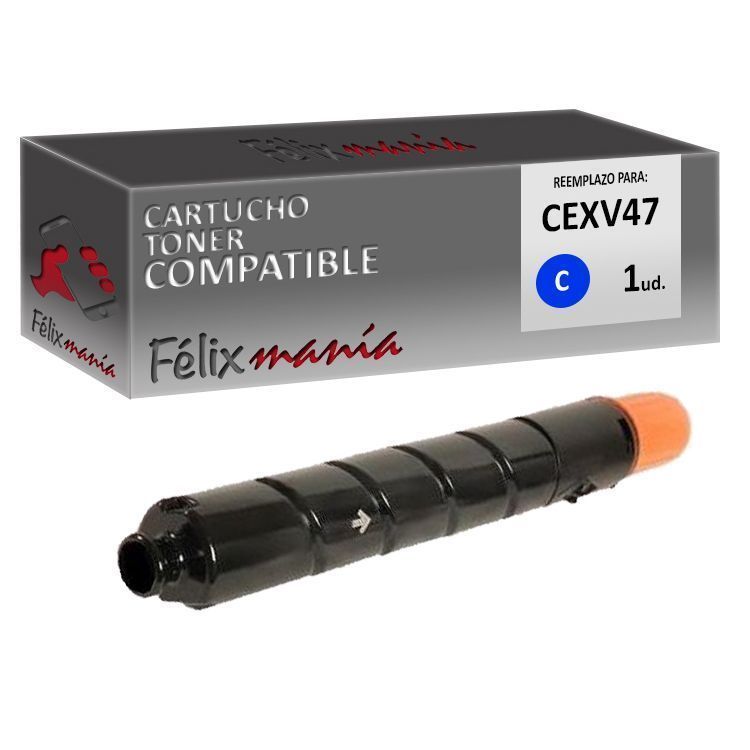 Toner Cyan Compatible Canon CEXV47 Toner Cyan Compatible Canon CEXV47