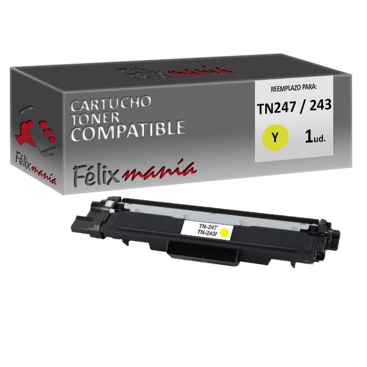 Toner Amarillo Compatible Brother TN247 / 243 Toner Amarillo Compatible Brother TN247 / 243