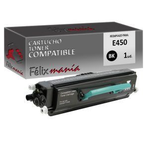 Toner Negro Compatible Lexmark E450