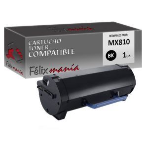Toner Negro Compatible Lexmark MX810
