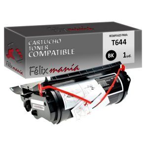 Toner Negro Compatible Lexmark T644