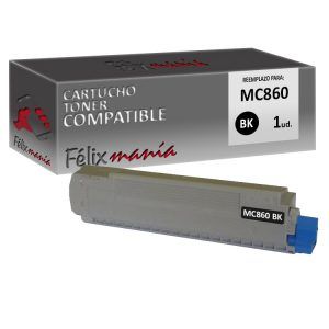 Toner Negro Compatible OKI MC860