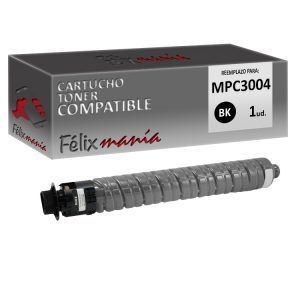 Toner Negro Compatible Ricoh MPC3004