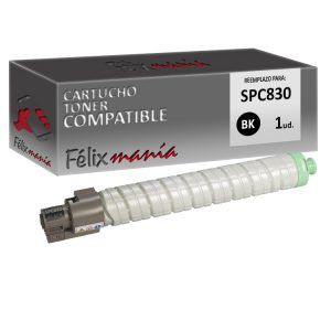 Toner Negro Compatible Ricoh SPC830