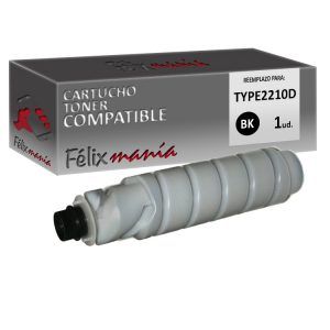 Toner Negro Compatible Ricoh TYPE2210D