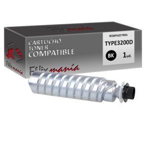 Toner Negro Compatible Ricoh TYPE3200D