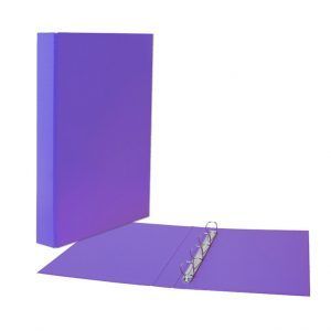 Carpeta 2 Anillas Polipropileno Fº Violeta