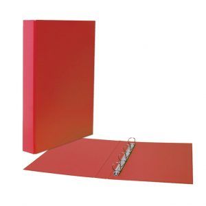 Carpeta 2 Anillas Polipropileno Fº Rojo