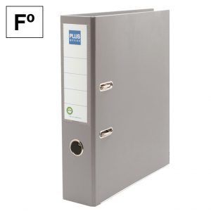 Archivador Palanca Cartón Forrado Fº Gris