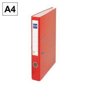 Archivador Palanca Cartón A4 Rojo
