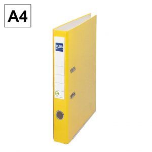 Archivador Palanca Cartón A4 Amarillo