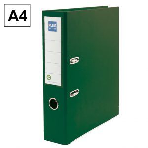 Archivador Palanca Cartón Forrado A4 Verde