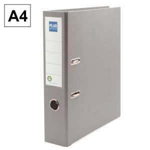 Archivador Palanca Cartón Forrado A4 Gris