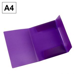 Carpeta Polipropileno Rayado A4 Violeta