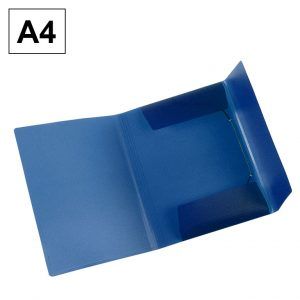Carpeta Polipropileno Rayado A4 Azul