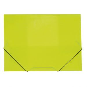 Carpeta Polipropileno Rayado A4+ Verde Claro