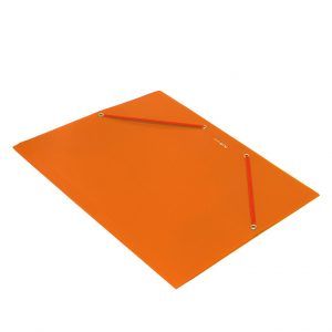 10x Carpeta Soft Polipropileno A4 Naranja