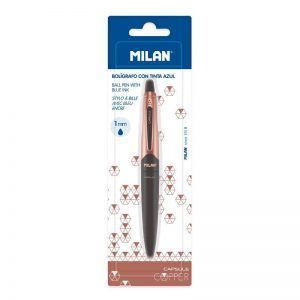 Blister bolígrafo CAPSULE Copper negro, tinta azul