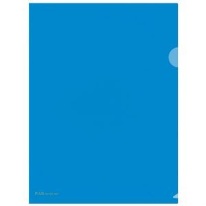 Dossier 2001 A4+ Con Uñero Translucido Azul