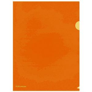 Dossier 2001 A4+ Con Uñero Translucido Naranja
