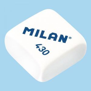 MILAN Goma de Borrar 430 Miga de Pan Cuadrada