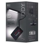 EMOS Lámpara de Escritorio LED Eddy Negro 6 W