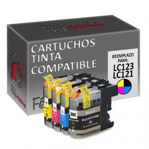 Cartucho Amarillo Brother LC-121/123 Compatible