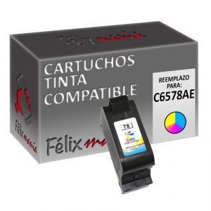 Cartucho Tricolor Compatible HP 78 XL / C6578AE