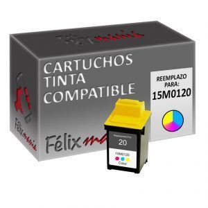 Cartucho Tricolor Compatible Lexmark N? 20 / 15M0120