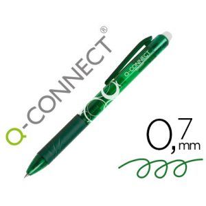 Q Connect Bolígrafo Borrable Retráctil Tinta Gel