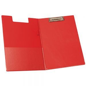 Carpeta miniclips plastico din A4 color rojo