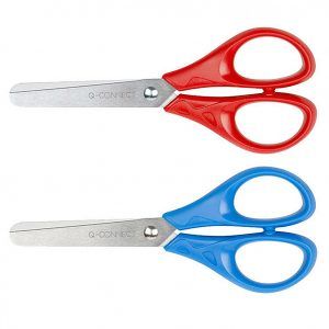 Q Connect Tijeras Escolares Inoxidables 5" 13 cm