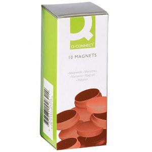 Imanes para sujecion ideal para pizarra magneticas 20 mm rojo