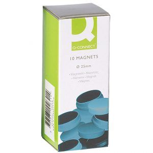 Imanes para sujecion ideal para pizarra magneticas 25 mm azul