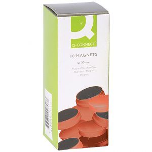 Imanes para sujecion ideal para pizarra magneticas 35 mm rojo