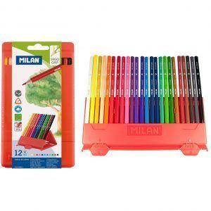 MILAN Flexibox Lápices de Colores Triangulares